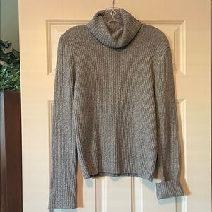For The Republic Heather Gray Cowl Neck Sweater